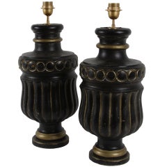 French Louis XVI Style Lamps, Pair