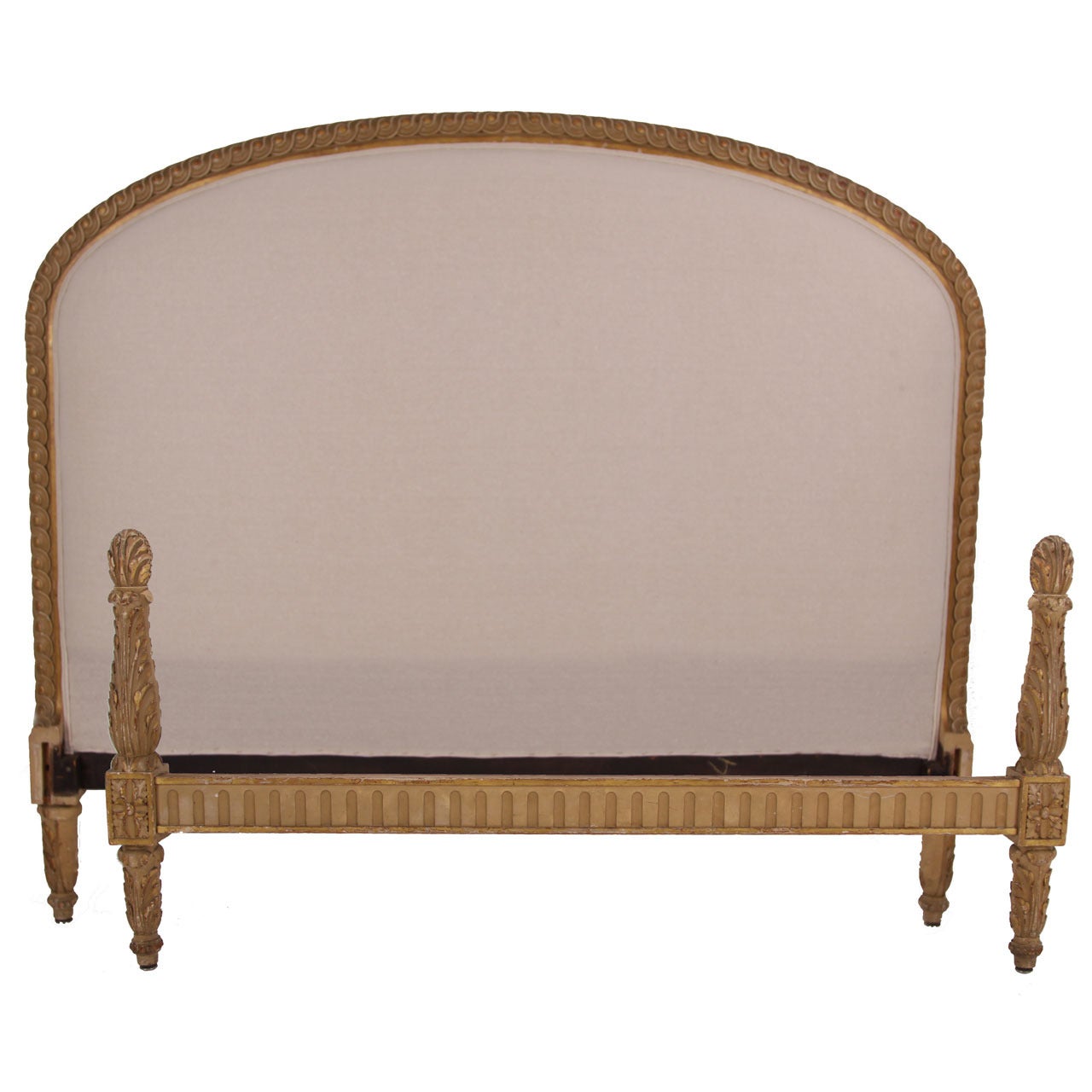 Antique French Bed - Headboard, Footboard, Siderails For Sale