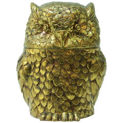 Vintage Owl Shaped Ice Bucket by Mauro Manetti