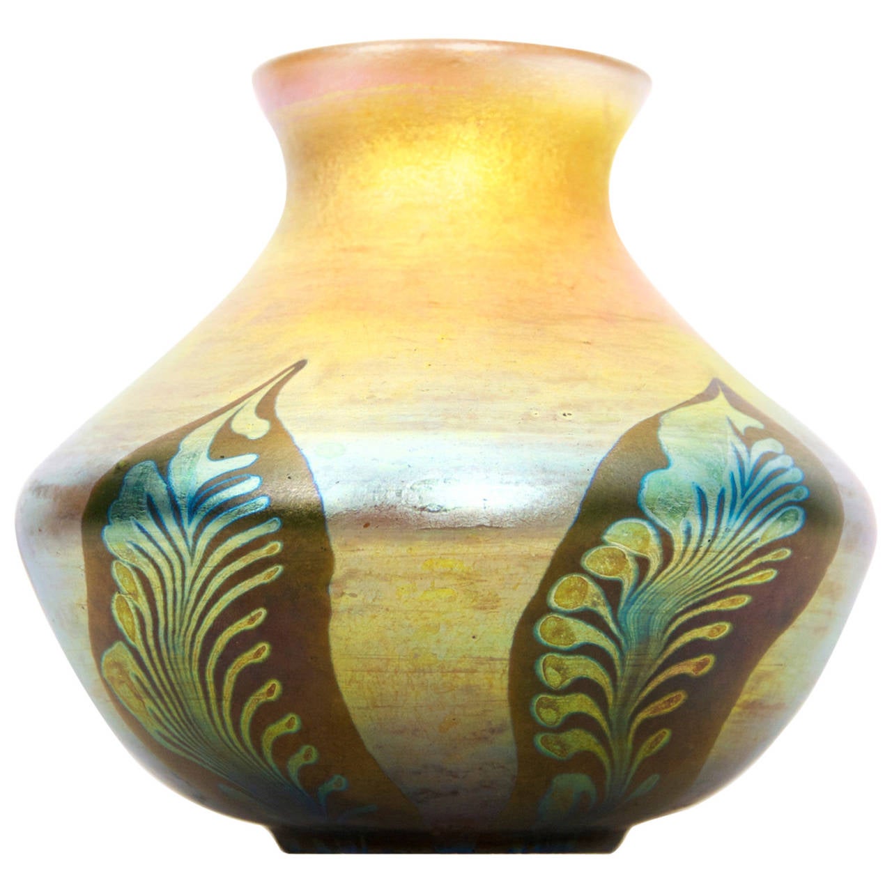Louis Comfort Tiffany Favrile Glass Vase at 1stDibs