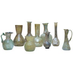 Small collection of Roman glass vessels