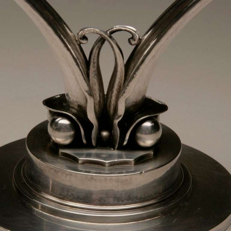 Georg Jensen Candelabra by Harald Nielsen, No. 278 In Excellent Condition For Sale In San Francisco, CA