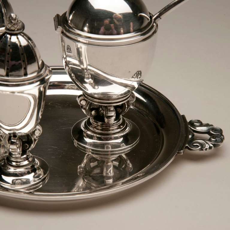 Danish Georg Jensen Georg Jensen Cruet Set, no. 741