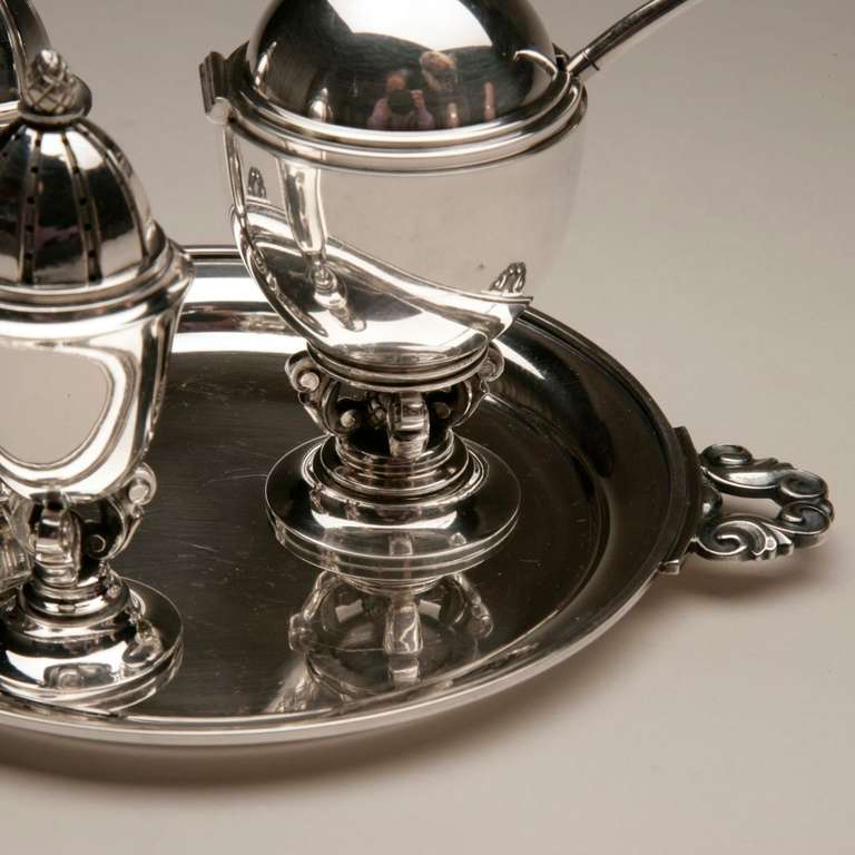 Danish Georg Jensen Georg Jensen Cruet Set, no. 741