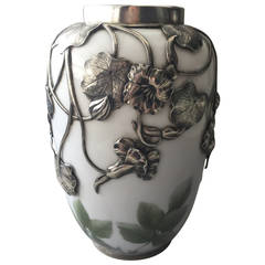 Royal Copenhagen Rare Vase with Silver Mounting from 1911 3