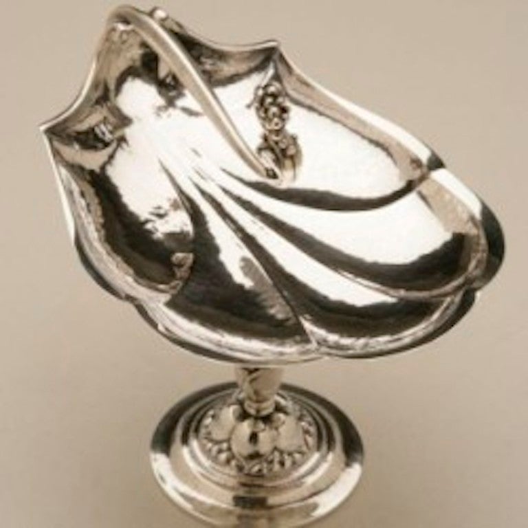 Georg Jensen Sterling Silver Compote No. 285A In Excellent Condition In San Francisco, CA