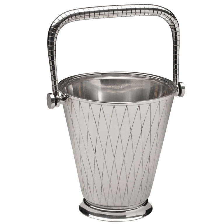 Jensen Art Deco Ice Bucket, no. 819D by Sigvard Bernadotte at 1stDibs