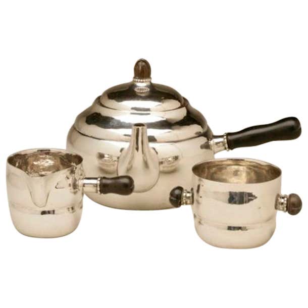 Georg Jensen Very First Tea Set No. 1 at 1stDibs