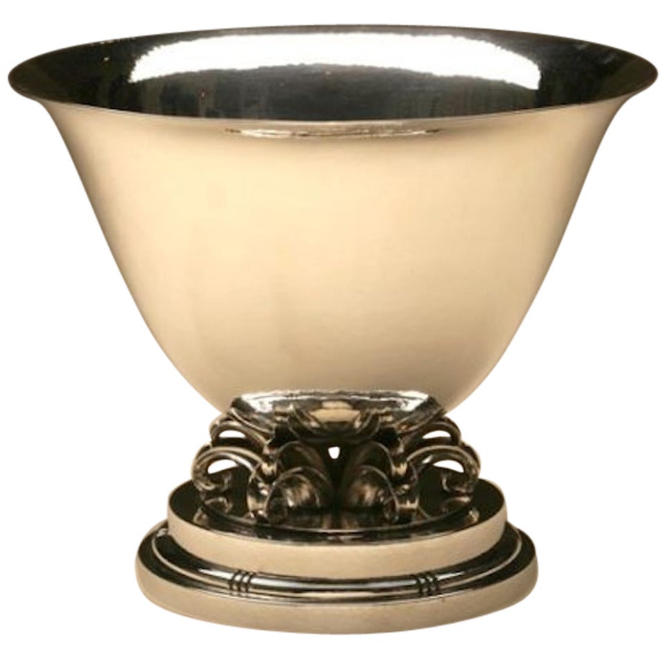 Evald Nielsen Tall Art Deco Centerpiece Bowl
