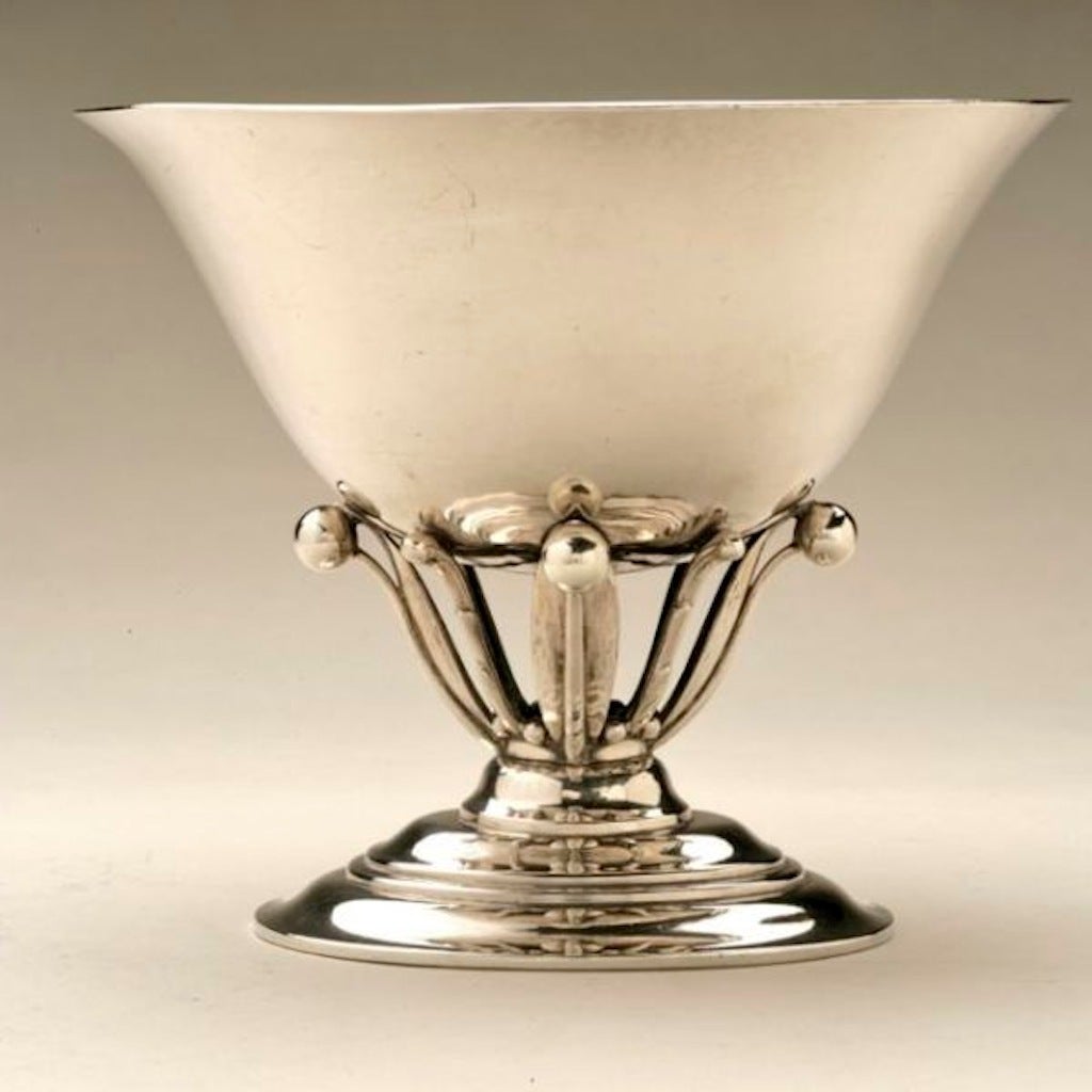 Georg Jensen Oval Footed Bowl, No. 6