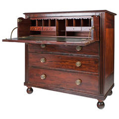 Early 19th Century Baltimore Fall Front Butler's Desk
