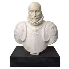 Marble Portrait Bust of Ottavio Farnese, Duke of Parma, 16th c. 5