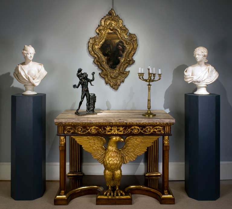 Tuscan Neoclassical Pier Table with Eagle Motif, circa 1820 2