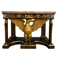 Tuscan Neoclassical Pier Table with Eagle Motif, circa 1820 2