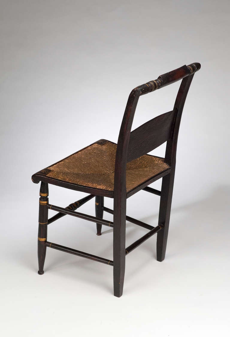 Set of Six Hitchcock Side Chairs, circa 1850 2