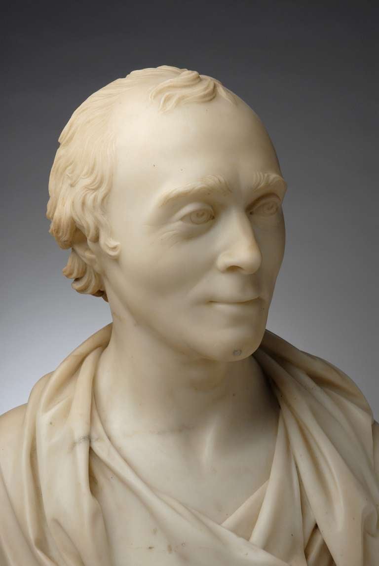 Bust of The Rt Hon. Spencer Perceval (1762-1812) by Joseph Nollekens In Good Condition In Kensington, MD