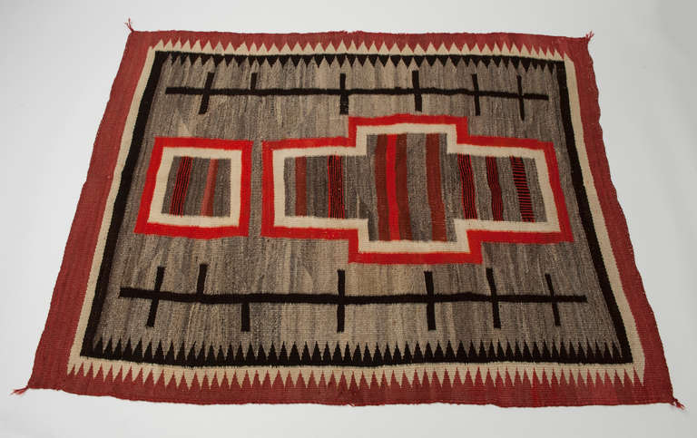 Transitional Navajo Rug, circa 1890  In Excellent Condition In Kensington, MD