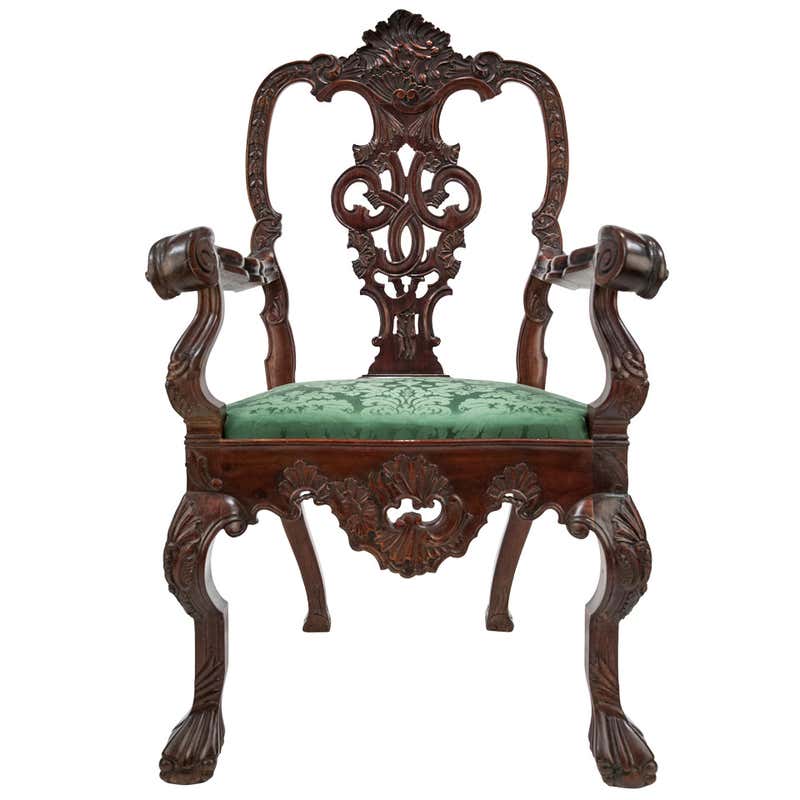 Mexican Colonial Arm Chair c. 1775-1810, in the Chippendale style For ...