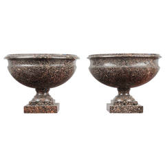 Pair of Swedish Porphyry Urns 7