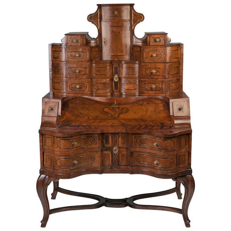 German Tyrolean, Rococo, Writing Desk, circa 1750 For Sale at 1stDibs
