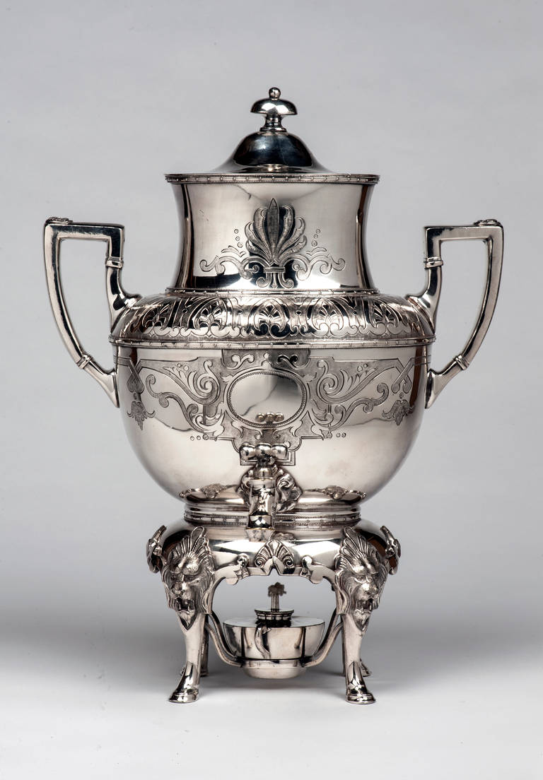 Neoclassical style, rare antique samovar in the style of 
