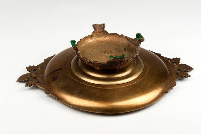 19th Century French Bronze Tazza, 