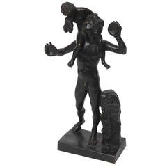 Pan and the Infant Bacchus, 19th Century, After the Antique 12