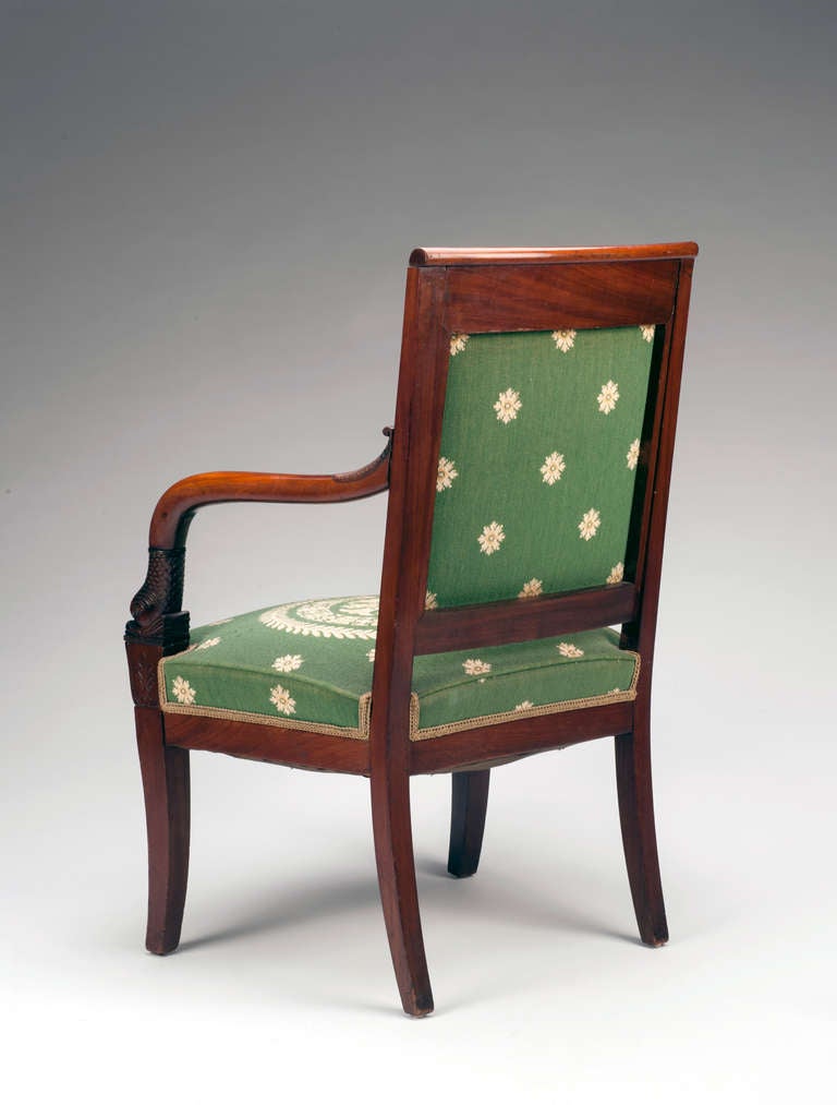 French, Charles X, Dolphin Arm Chair at 1stDibs dolphin armchair