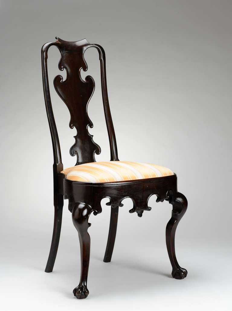 Mexican Chippendale Chair
43-1/2 x 24 x 21 inches over all
Seat:16” Deep x 21” Wide with
Seat Cushion from 19-21 inches high