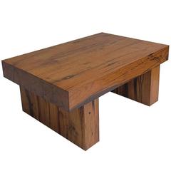 Solid Rosewood Coffee Table in Style of Sergio Rodrigues, Brazil, 1960s 7