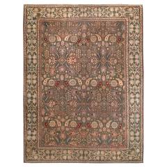 Antique Indian Agra Rug 8