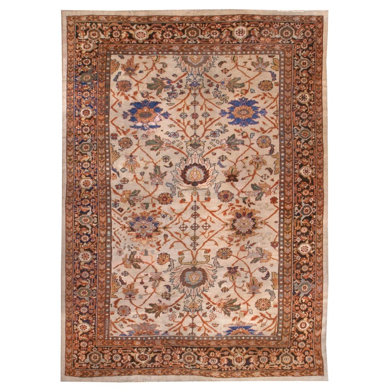 Antique Persian Ziegler Rug For Sale at 1stdibs