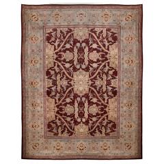 Antique Indian Agra Rug 9