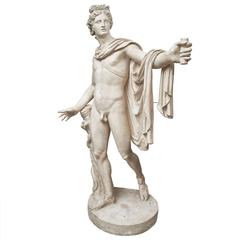French Plaster Cast of the Apollo Belvedere, 19th Century