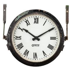 Vintage Gents of Leicester Station Clock