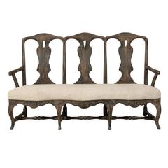 Swedish Period Rococo 19th Century Sofa with Original Finish 5