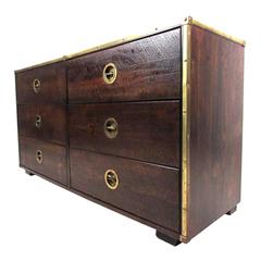 Campaign Style Chest of Drawers by Basset