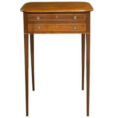 George III Mahogany Work Table