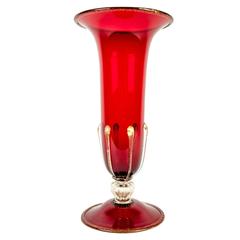 Vintage Venetian Tall Decorative Vase