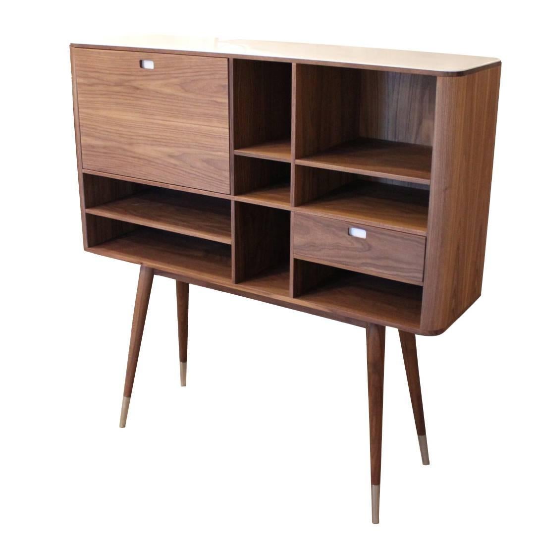 Naver Sideboard, Walnut and Corian by Nissen and Gehl MDD, AK 2750, circa 2014