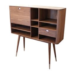 Naver Sideboard, Nussbaum und Corian von Nissen und Gehl MDD, AK 2750, um 2014