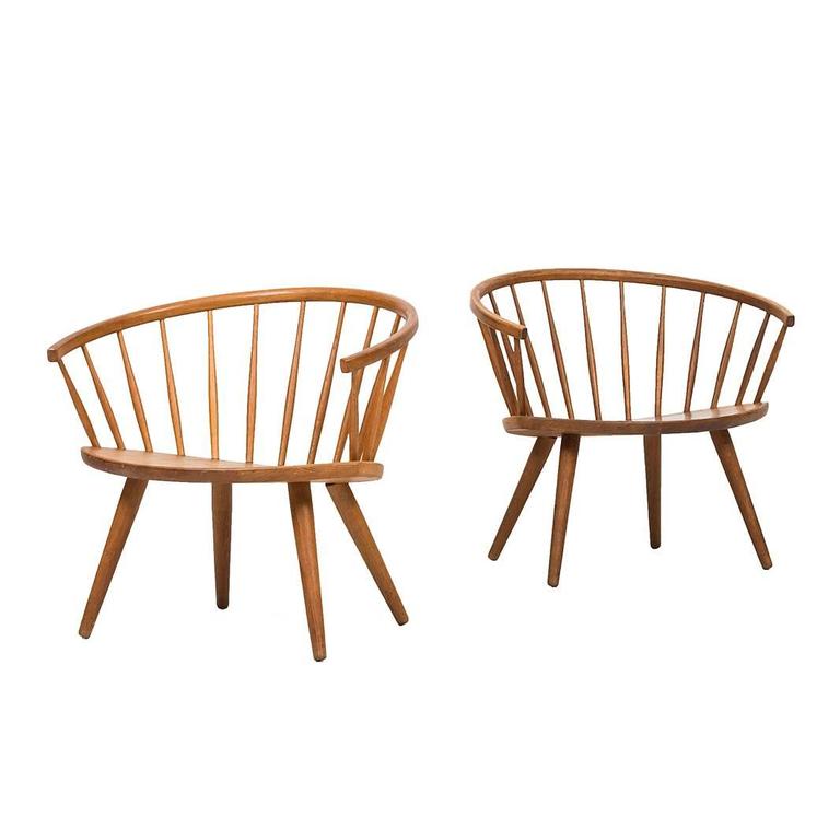 Yngve Ekström Easy Chairs Model Arka by Stolab in Sweden at 1stdibs Yngve Ekström Easy Chairs Model Arka by Stolab in Sweden at 1stdibs
