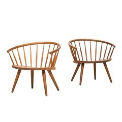 Yngve Ekström Easy Chairs Model Arka by Stolab in Sweden