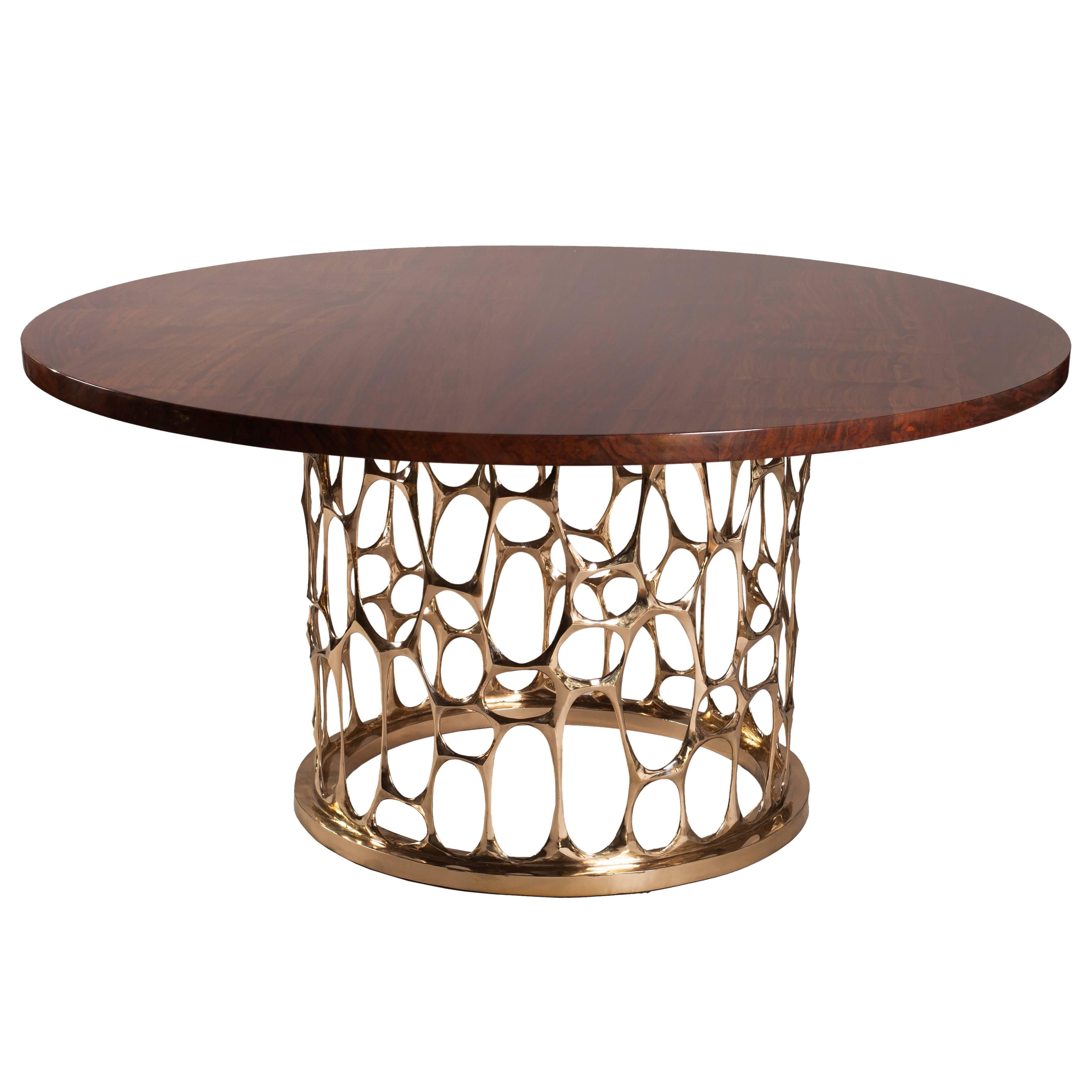 "Homage to Gaudi" Bronze Dining Table by Nick King