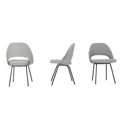 Beautiful Midcentury Eero Saarinen Mod. 71 Executive Chairs, Knoll International 8
