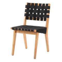 Original 1952s Webbed Wood Side Chair by Jens Risom for Knoll