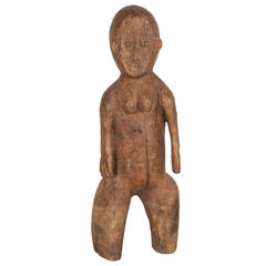 Old, Primitive West African Ancestor Figure Sculpture