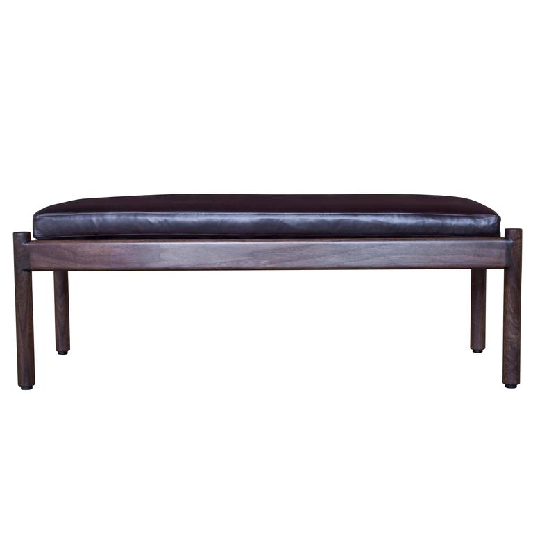 Reed Bench In Marrakech Stained Walnut With Moore And Giles Diablo Reed Bench In Marrakech Stained Walnut With Moore Giles Diablo Espresso For