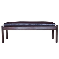 Reed Bench in Marrakech Stained Walnut - handcrafted by Richard Wrightman Design