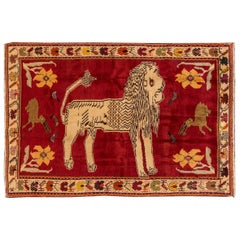 Lovely Nice Persian Vintage Gabbeh Rug
